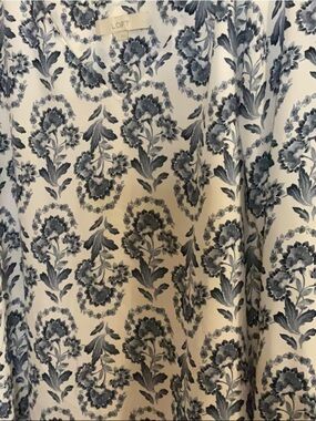 Loft Blue Multi Sz S Ptp20 Length 27 100 Poly